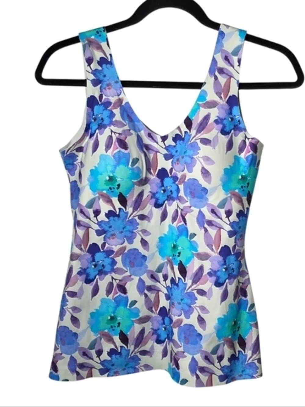 Knix Luxelift Evolution Tank Painted Bloom Built In Bra - Picture 3 of 8